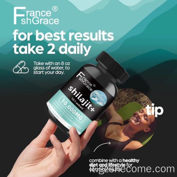 Shecome Shilajit Capsule 10:1 Estratto di supporto energetico